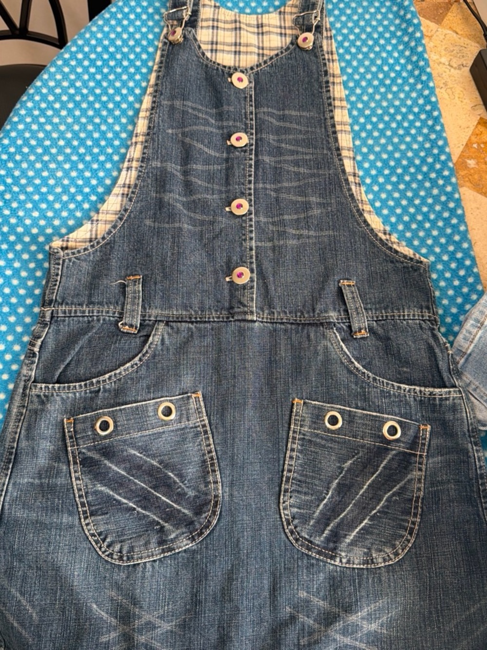 Denim Blue Men's Jean Overalls